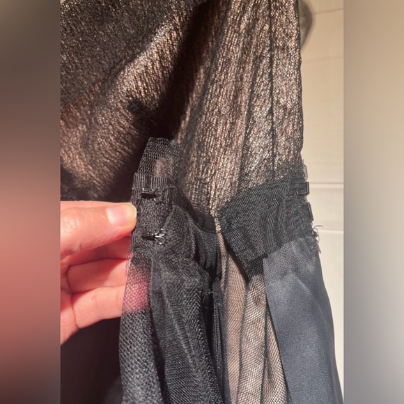 Vera Wang Lavender Label Strapless Silk Mesh Babydoll Mini Dress *Minor Flaws* - Picture 9 of 15